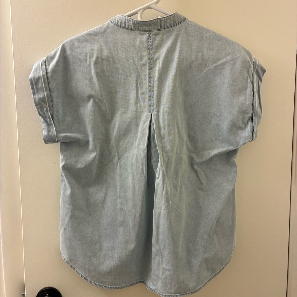 Cloth & Stone Light Blue Women's Top Size Small - Picture 4 of 7